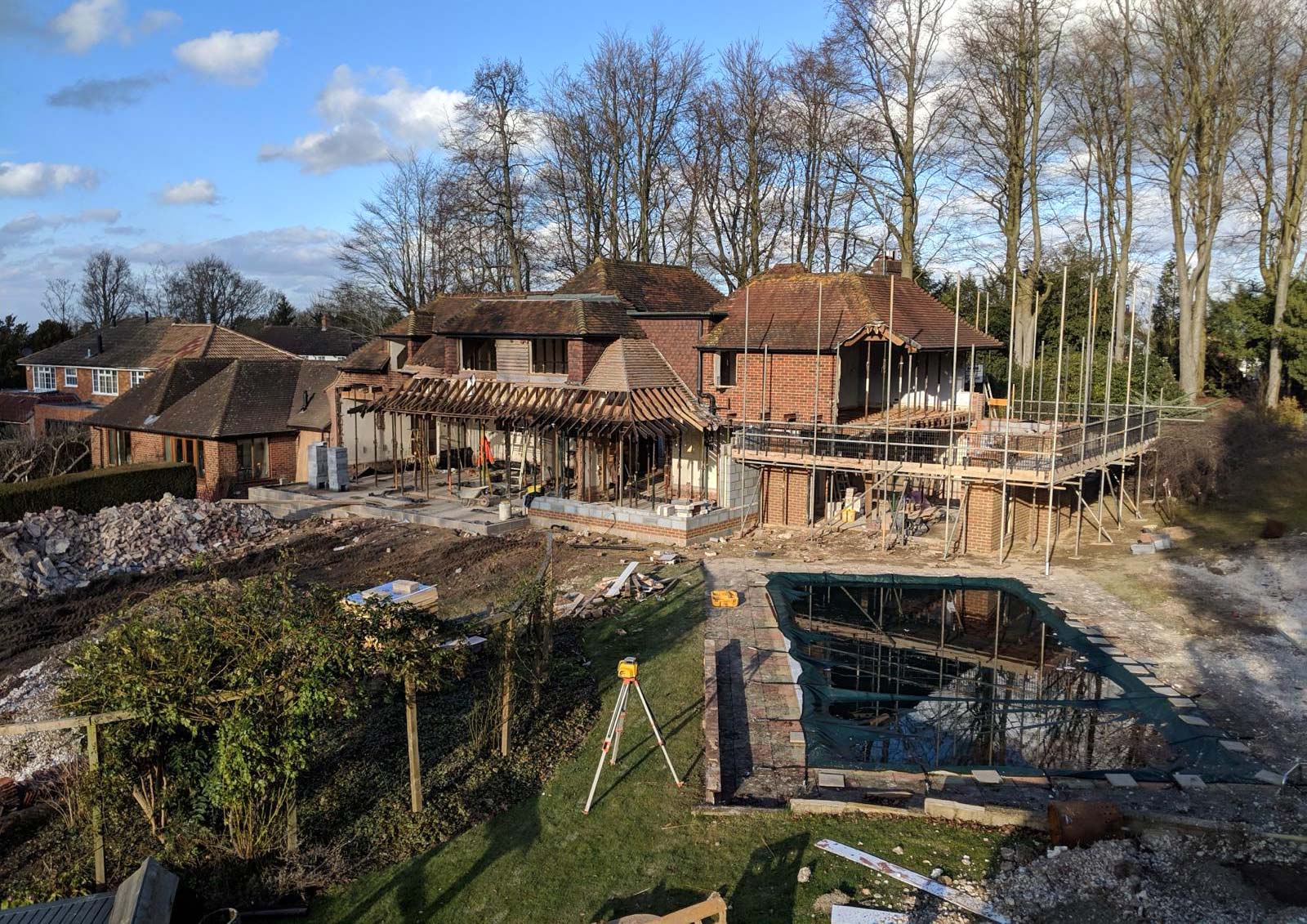 Civil Engineering and Landscaping - Castle Eaton Construction, Surrey