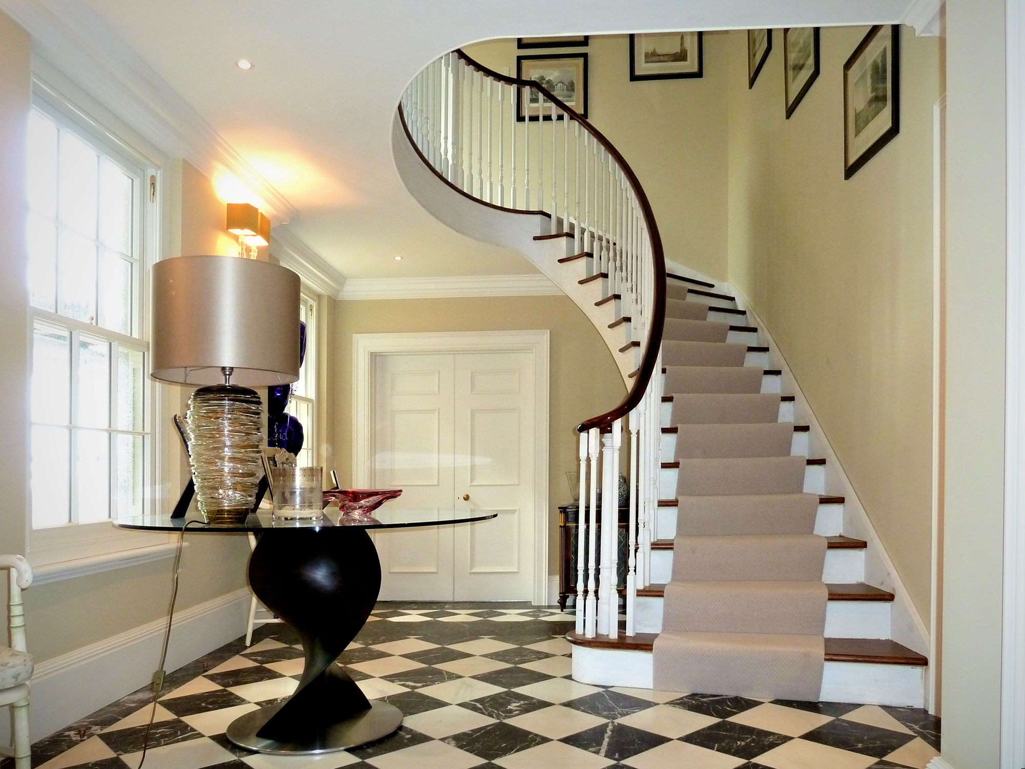 Interior stairwell  - Castle Eaton Construction, Surrey