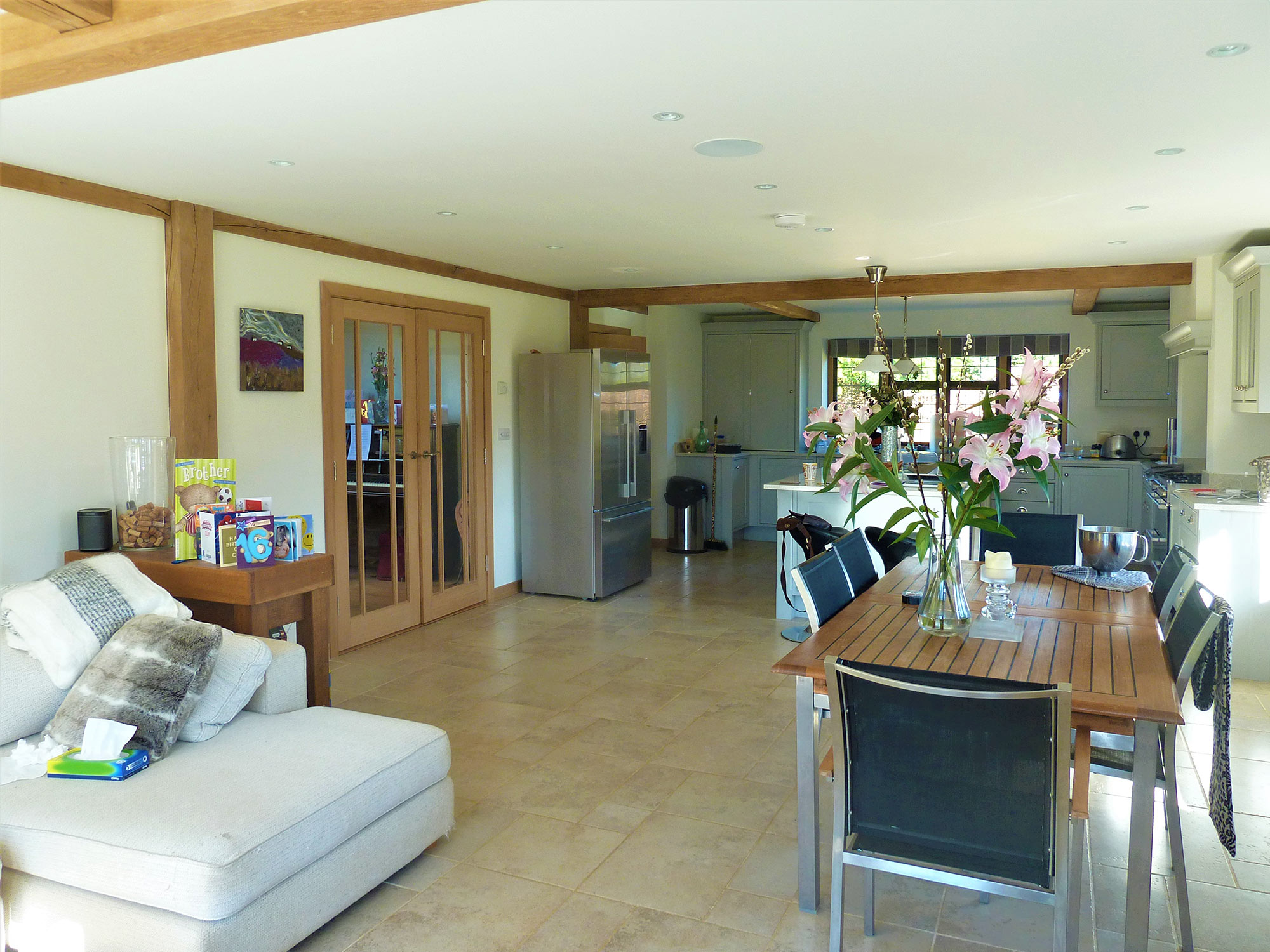 Interior view of kitchen - Castle Eaton Construction, Surrey