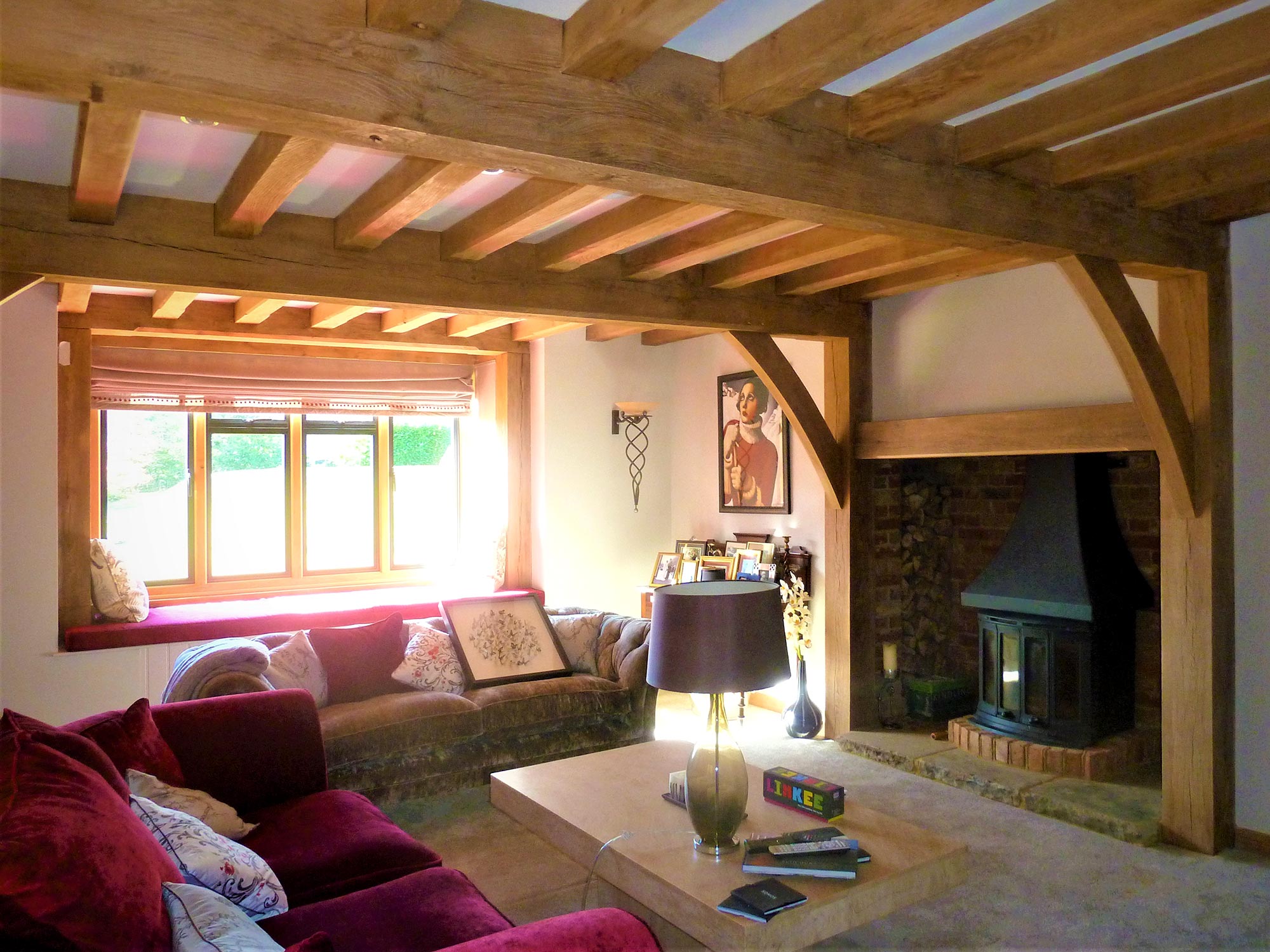 Interior view of sitting room - Castle Eaton Construction, Surrey