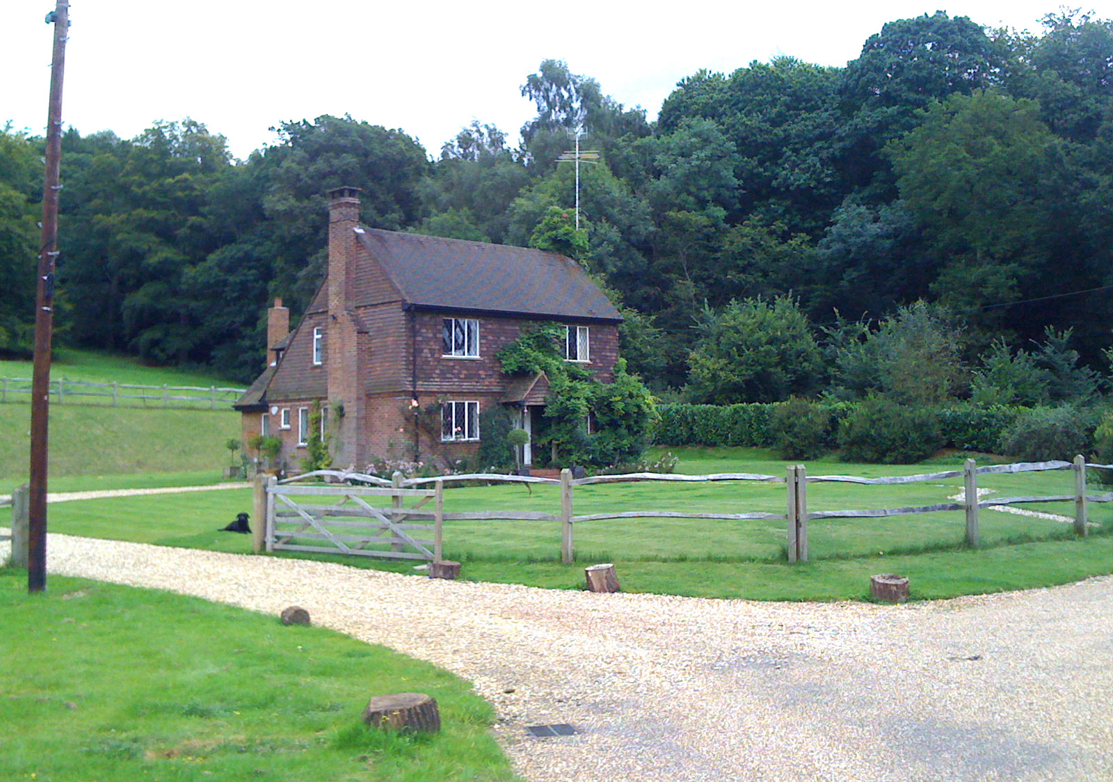 The house that was dempolished - Castle Eaton Construction