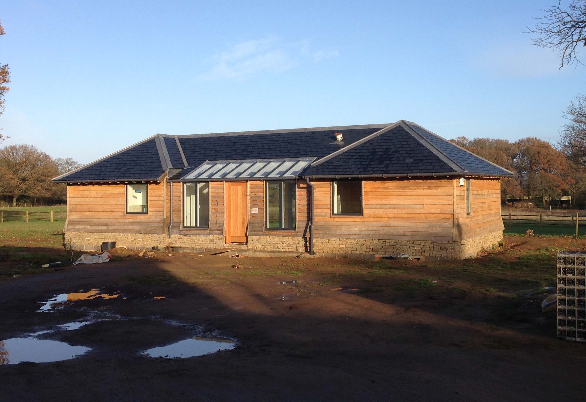 Annex nearing completion - Castle Eaton Construction, Surrey