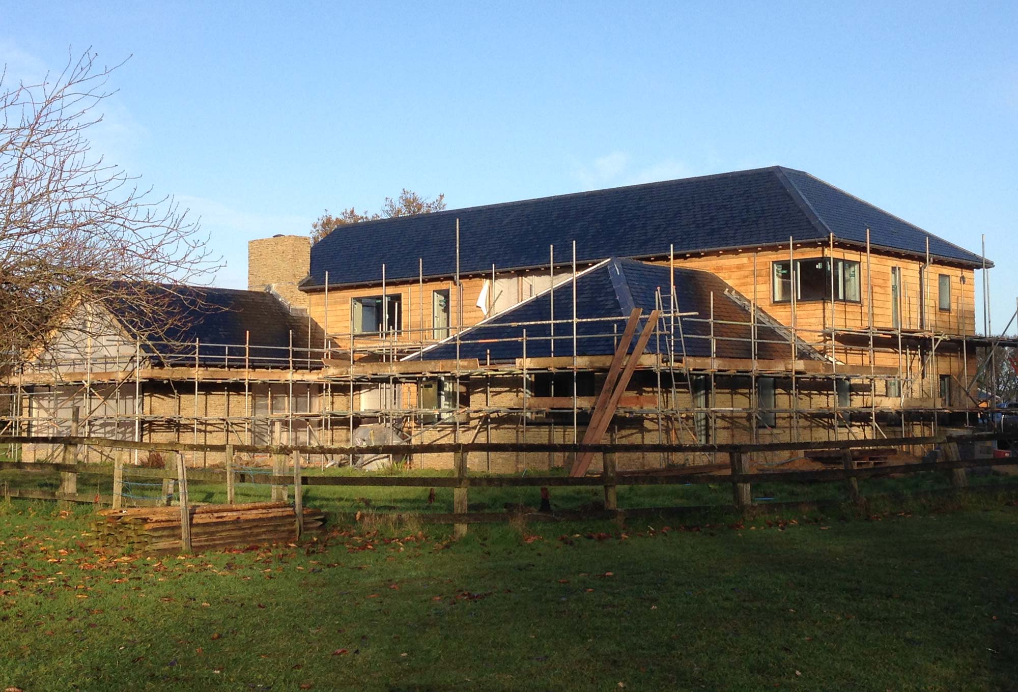 House under construction - Castle Eaton Construction, Surrey